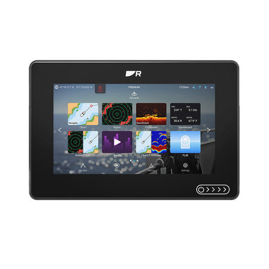 Raymarine Axiom 2 RV 7" Chartplotter/Fishfinder w/RealVision 3D Sonar, Lighthouse North America Chart  RV-100 Transducer [E70721-03-102]