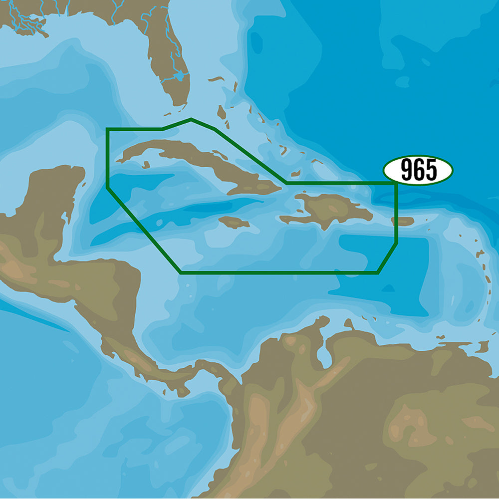 C-MAP 4D NA-D965 - Cuba, Dominican Republic, Caymans & Jamaica [M-NA-D965-MS]