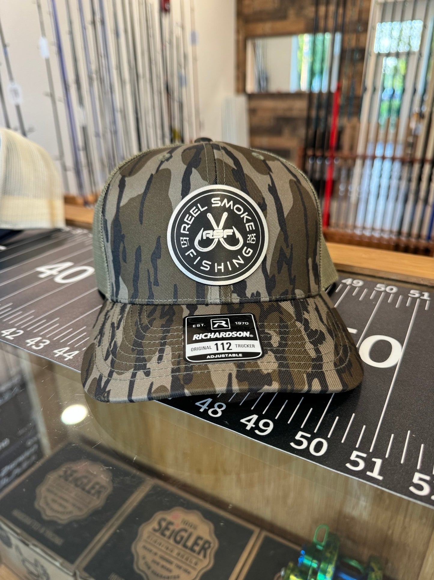 Reel Smoke Fishing Hooks Hat