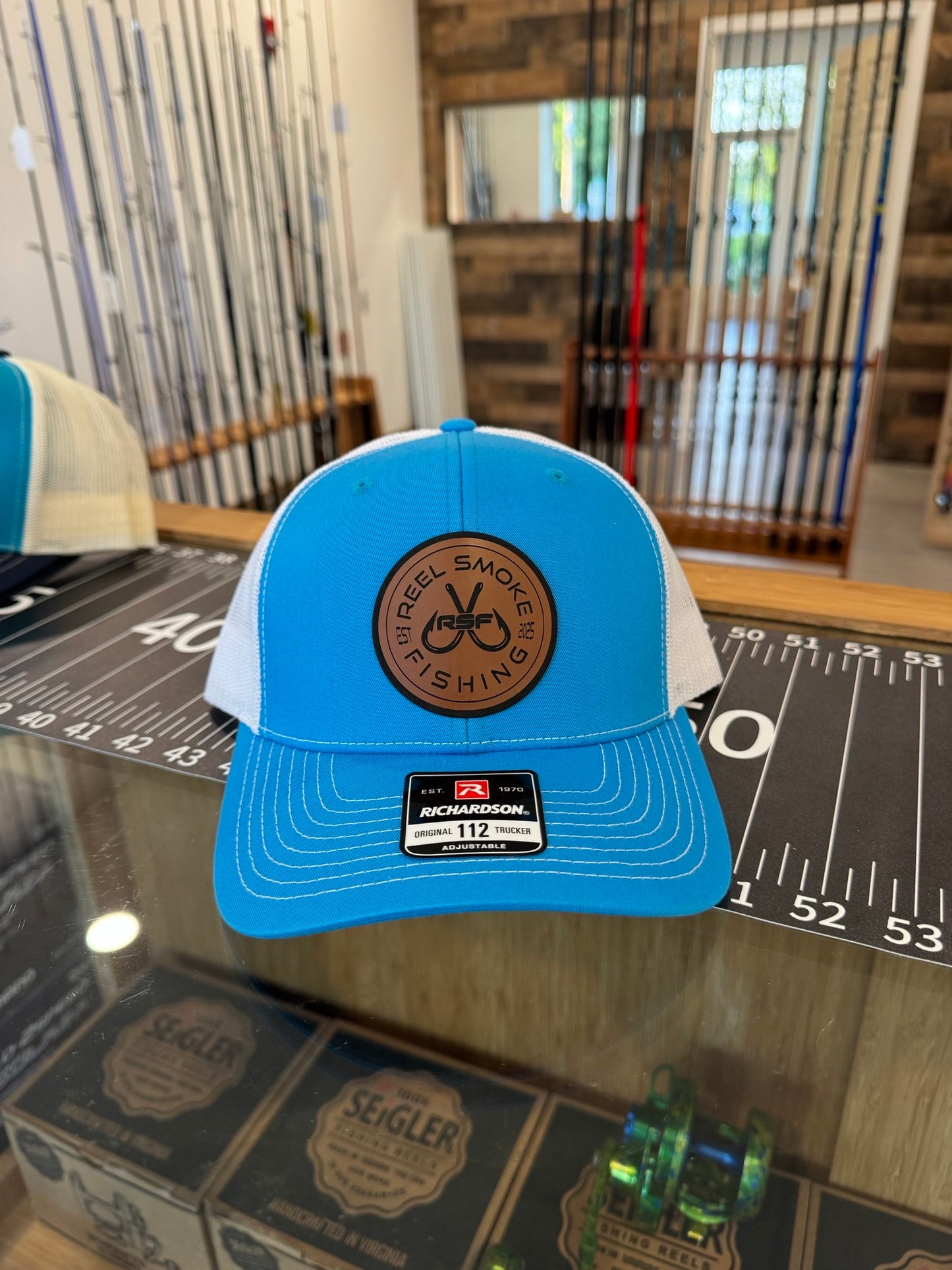 Reel Smoke Fishing Hooks Hat
