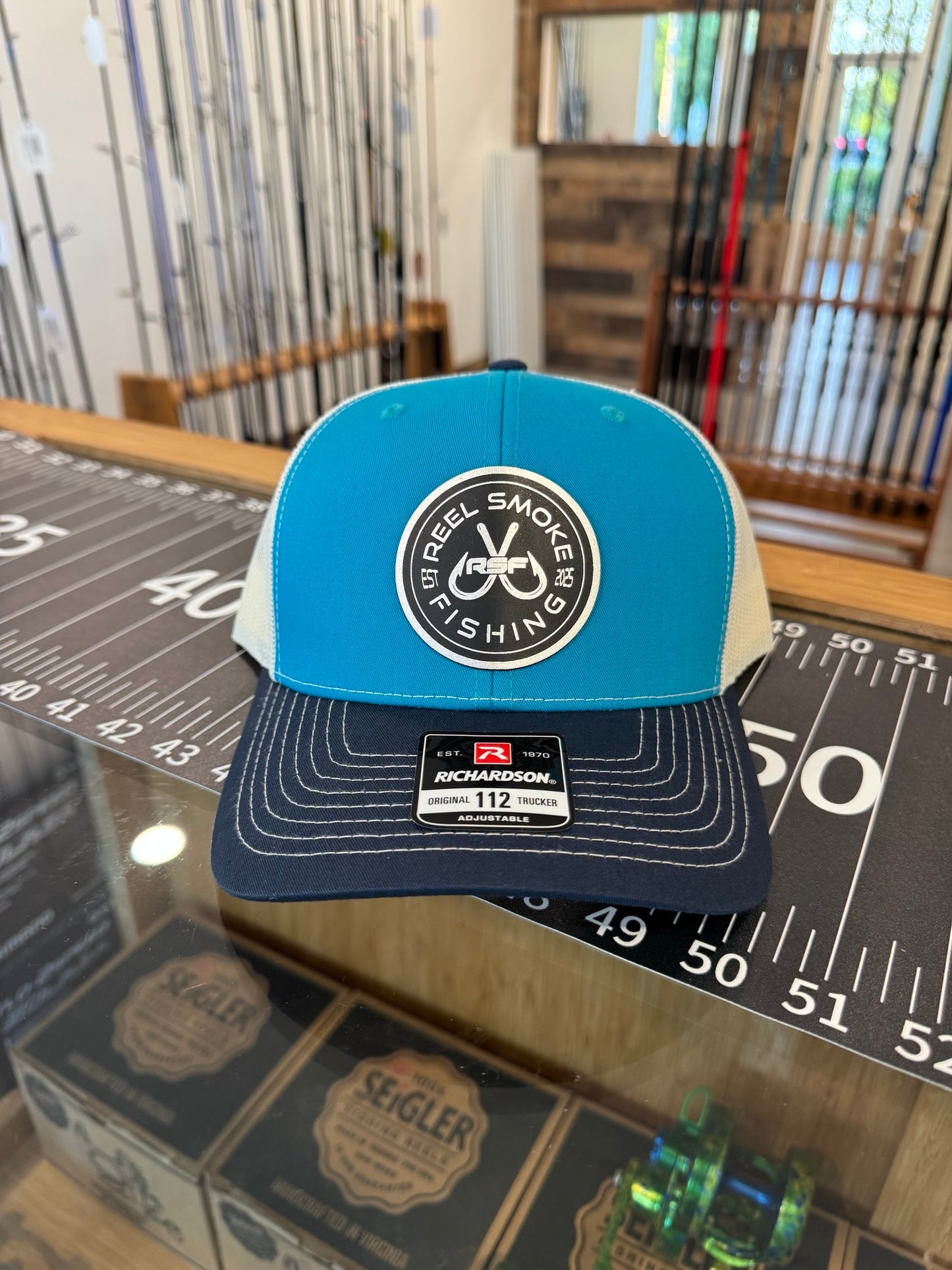 Reel Smoke Fishing Hooks Hat